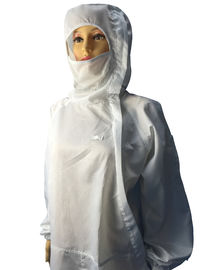 Biotech/vestito sicuro farmaceutico del locale senza polvere ESD dei materiali di ESD con Hood And Facemask
